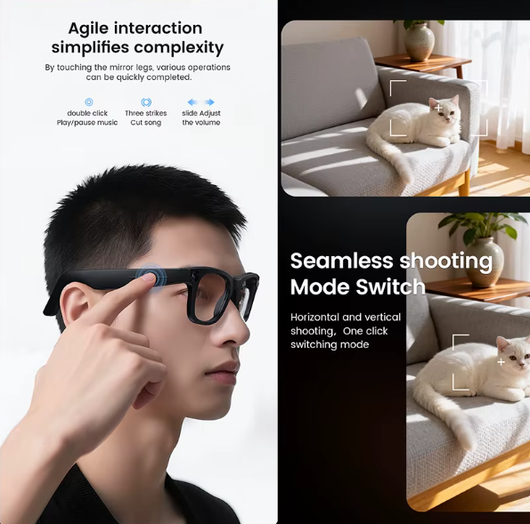 2026 Smart Glasses HD Photo Video OpenAI