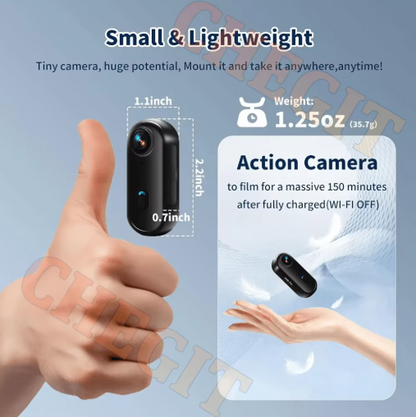4K WiFi HD POV Magnetic Mini Action Camera