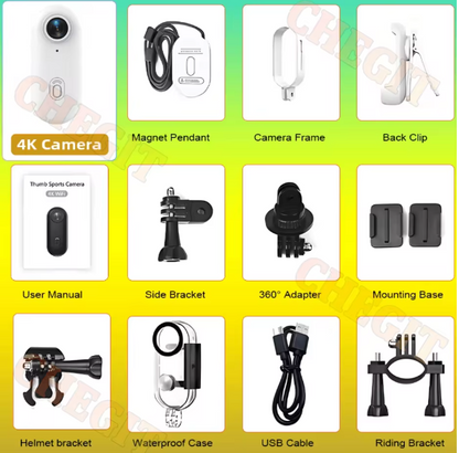 4K WiFi HD POV Magnetic Mini Action Camera