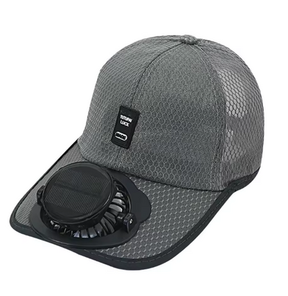 Sun Hat with Solar Fan