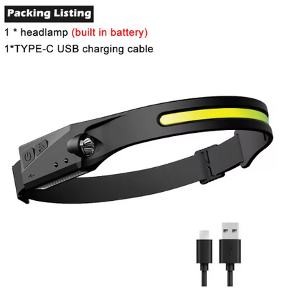 LED Induction Headlamp Camping