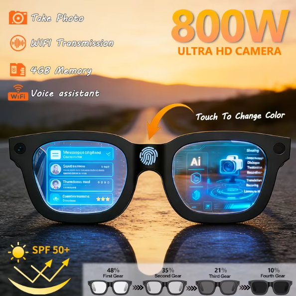 2026 Smart Glasses HD Photo Video OpenAI