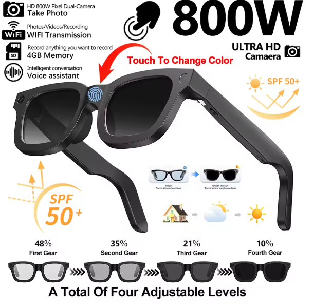 2026 Smart Glasses HD Photo Video OpenAI